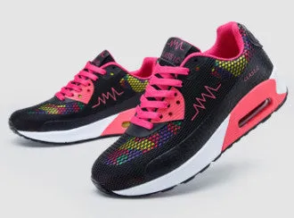 2016 Hot Breathable Women Running Shoes Girls Ladies Comfortable Platform Sport Shoes Sneakers Outdoor Movement Female