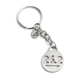 26.2 Marathon Running Keychain