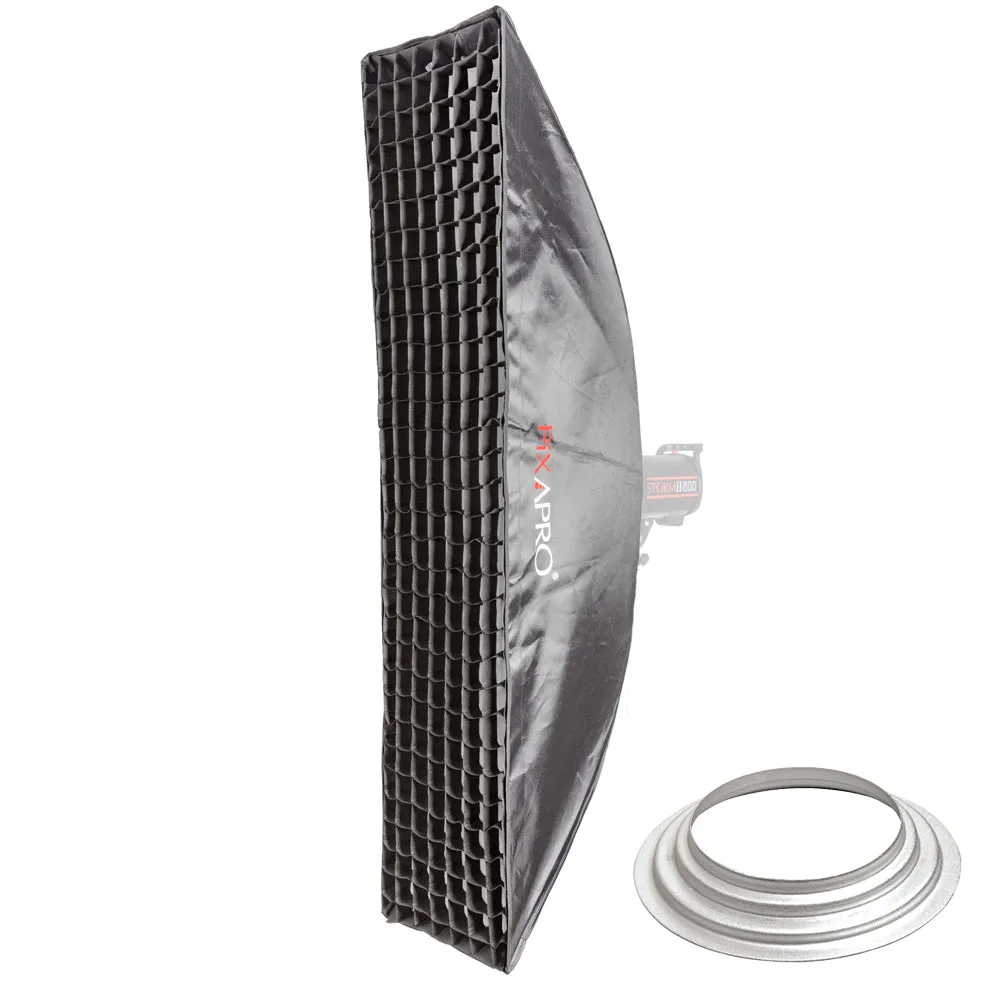 35x160cm Dual-Layer Recessed Strip Softbox & 5cm Grid