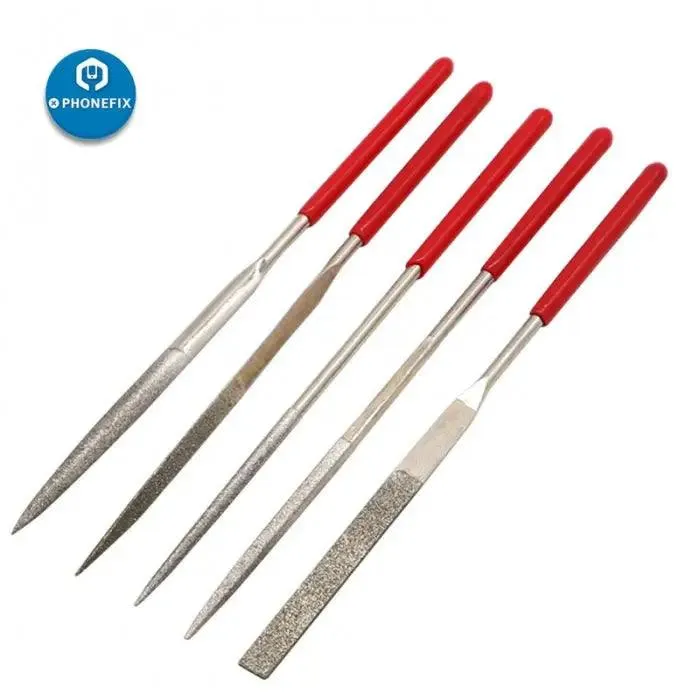 5Pcs 180mm Diamond Files Steel Files for Carving Craft Tool