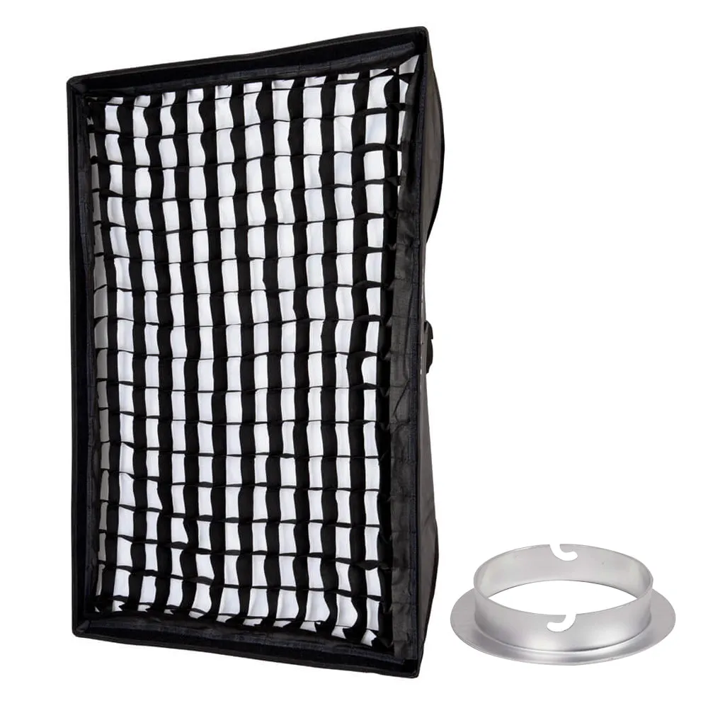 60x90cm (2'x3') Strobe Rectangular Softbox with Optional Mounting Ring