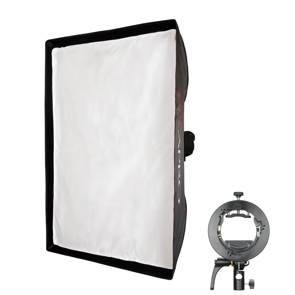 80x120cm (31.4"x47.2") Versatile Rectangular Softbox (No Honeycomb Grid)