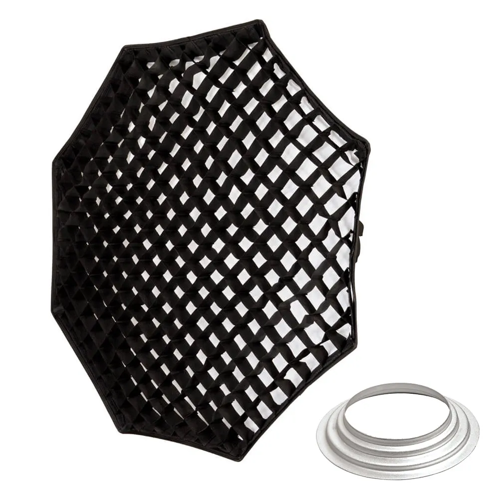 95cm (37.4") Two Diffusion Octagonal Studio Softbox with 5cm Honeycomb Grid