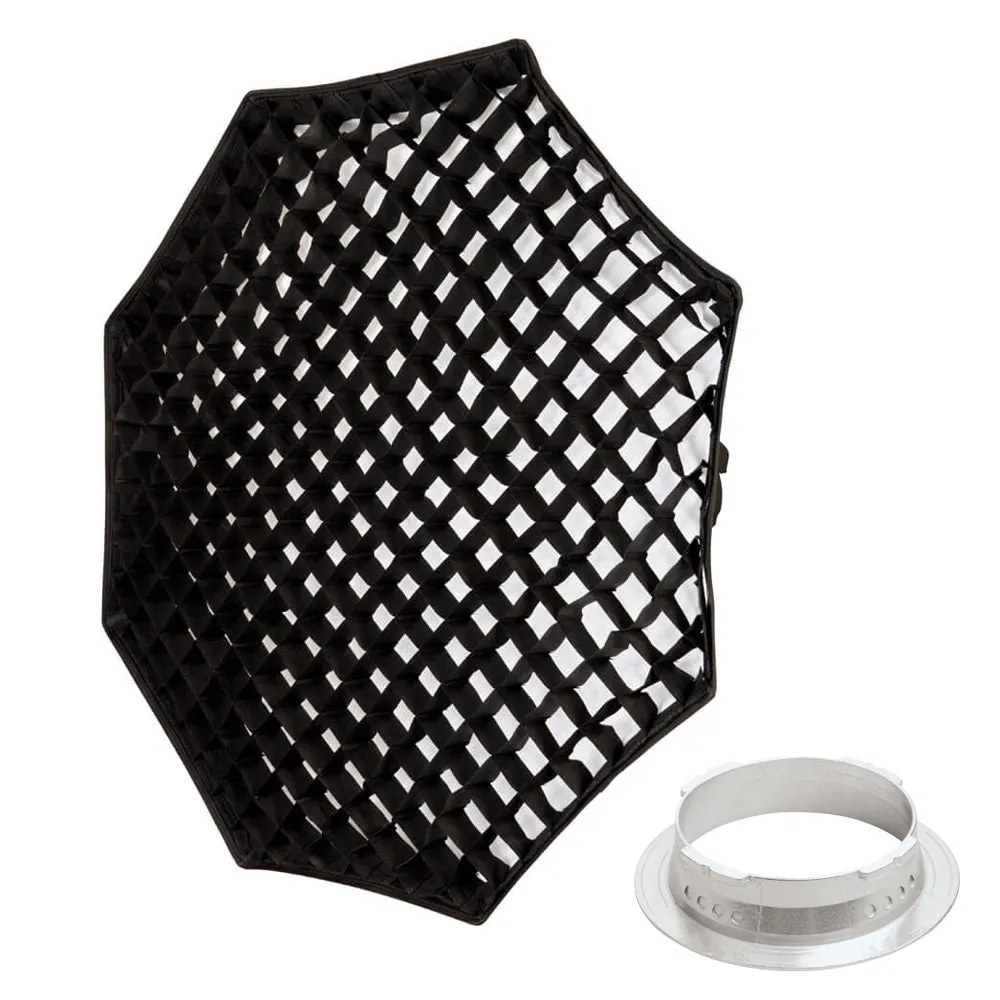 95cm (37.4") Two Diffusion Octagonal Studio Softbox with 5cm Honeycomb Grid