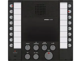 Aiphone AX-8M Audio Master, Black, with buttons for up to 8 Master stations and 8 Door or sub stations