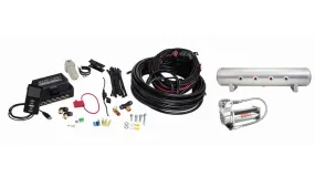 Air Lift Performance 3P Air Management (1/4" Air Line, 4 Gallon 7-Port Lightweight Raw Aluminum Tank, VIAIR 444C Compressor)