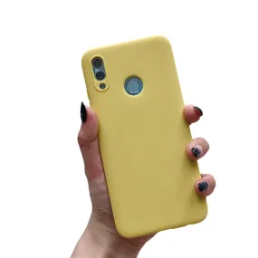 Anymob Huawei Yellow Candy Colored Jelly Silicone Mobile Phone Protective Case