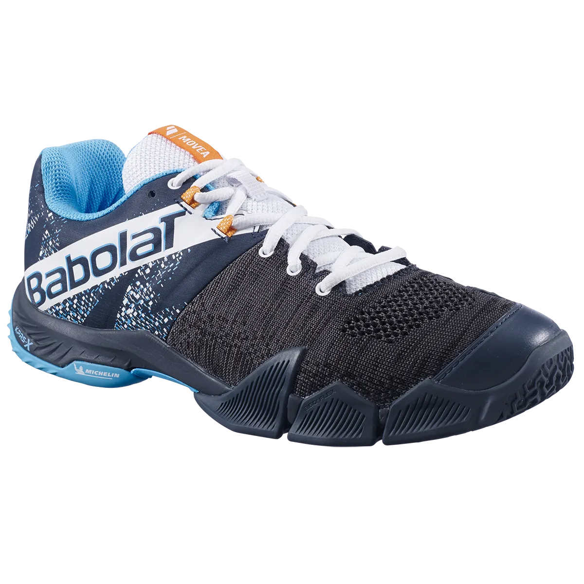 Babolat Men's Movea Padel Shoe Grey Scuba Blue