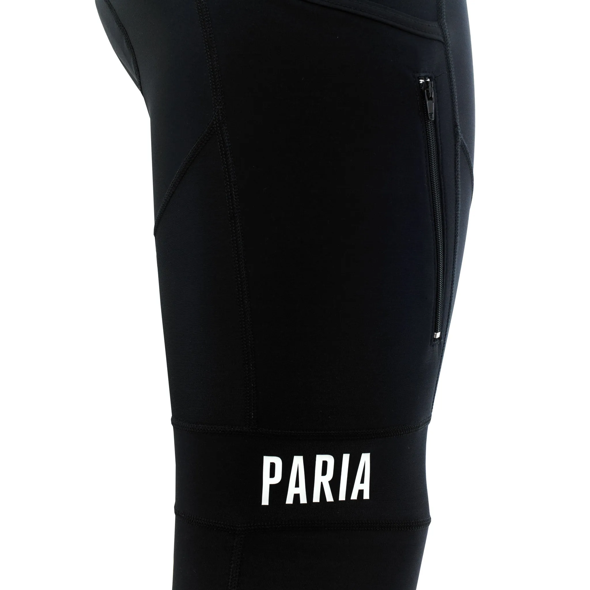 Black Paria Thermal Cargo Bib Tights