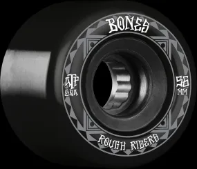 BONES WHEELS ATF Rough Rider Skateboard Wheels Runners 56mm 80a 4pk Black