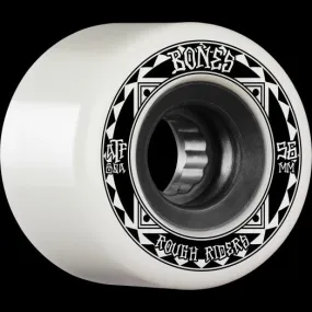 BONES WHEELS ATF Rough Rider Skateboard Wheels Runners 56mm 80a 4pk White