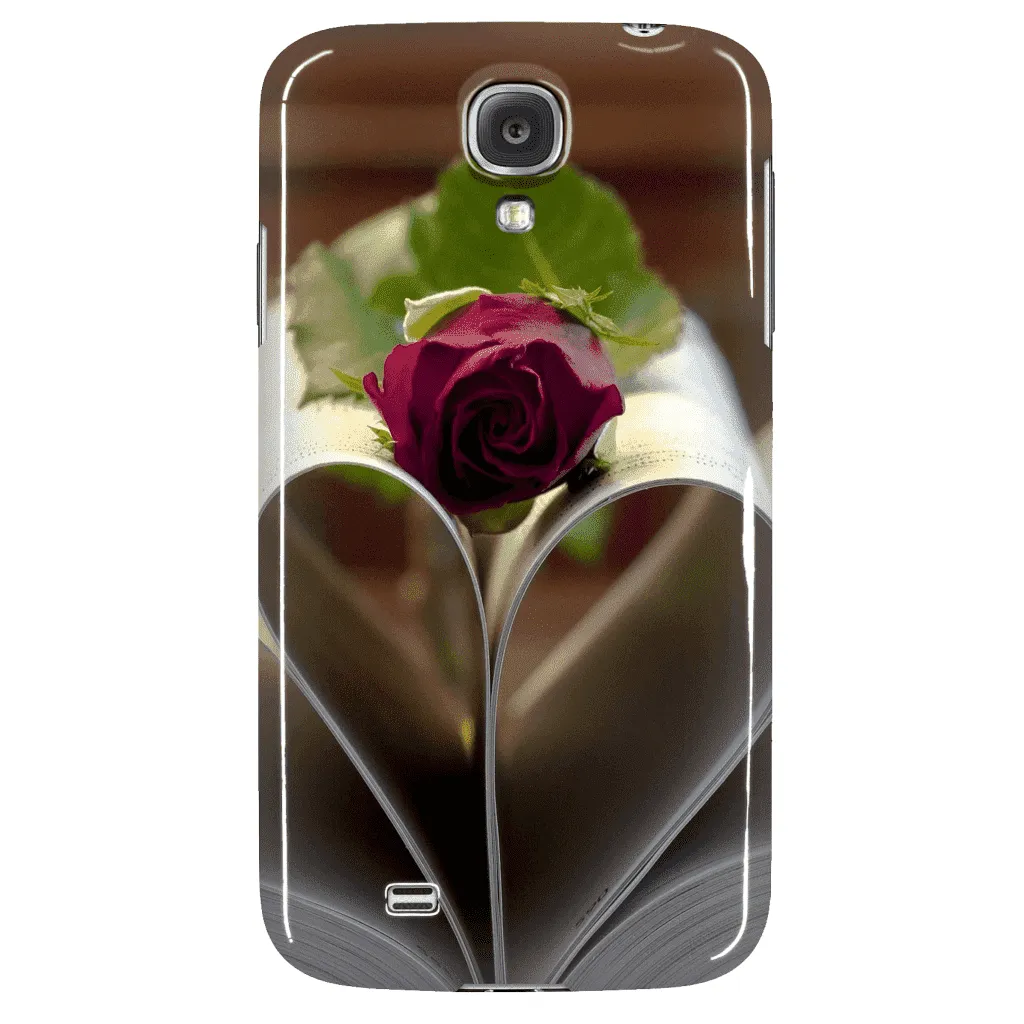 Book & Flower Love Phone Cases