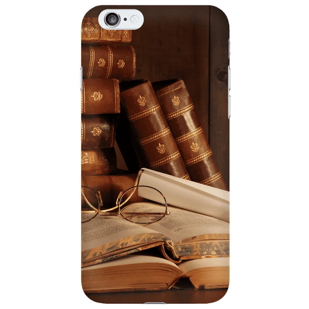 Books & Glasses Phone Cases