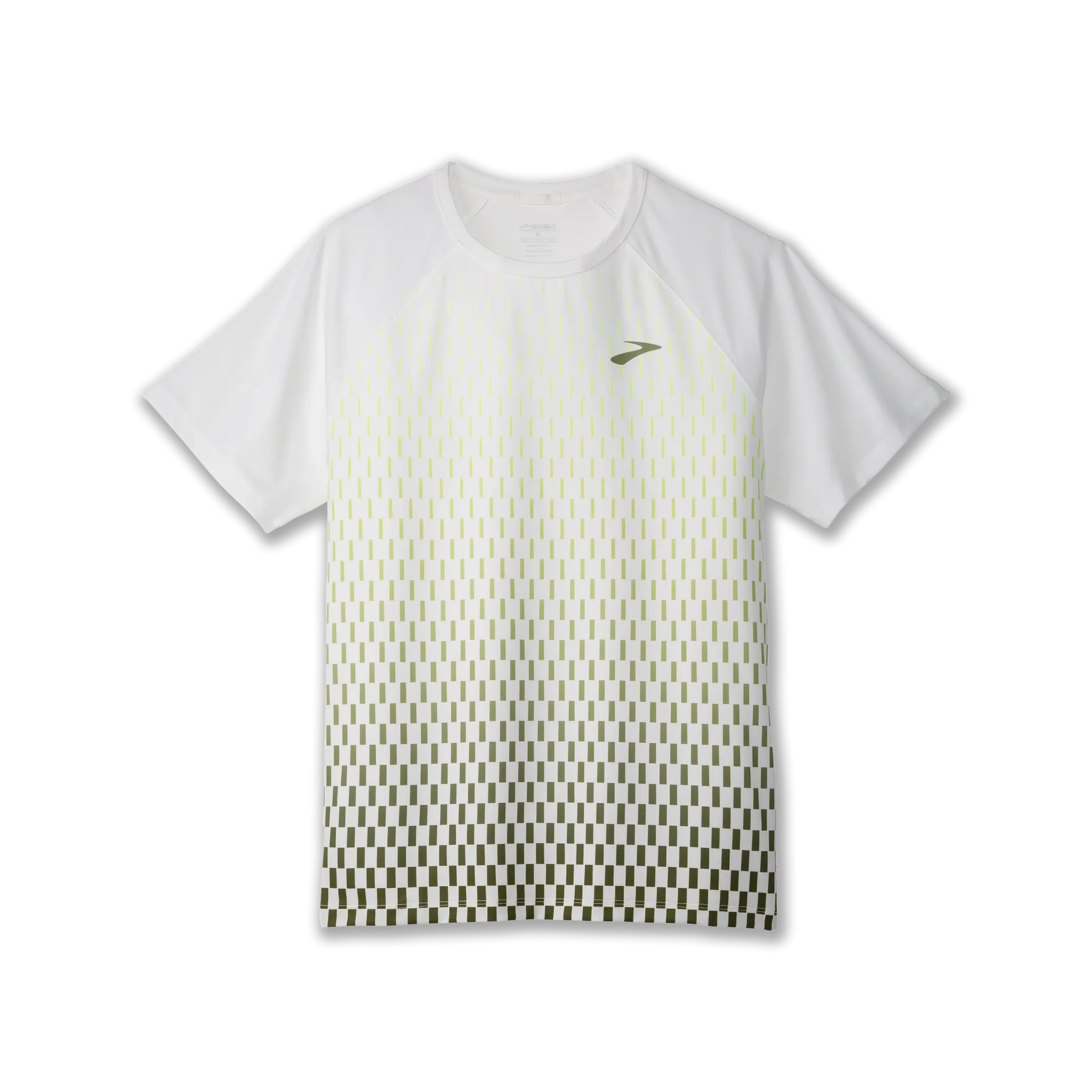 Brooks | Atmosphere Short Sleeve 2.0 | Men's | White/Interval Gradient