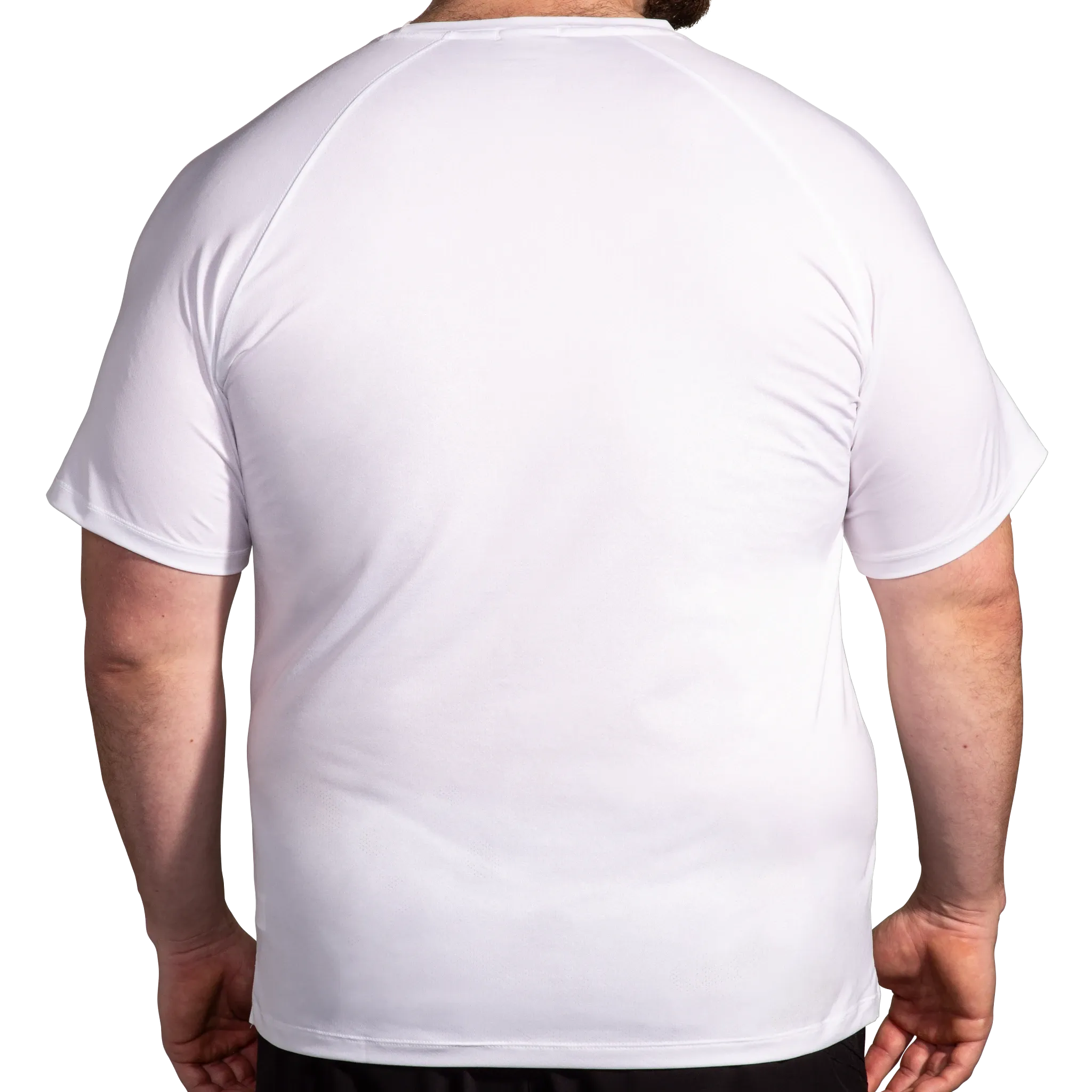 Brooks | Atmosphere Short Sleeve 2.0 | Men's | White/Interval Gradient