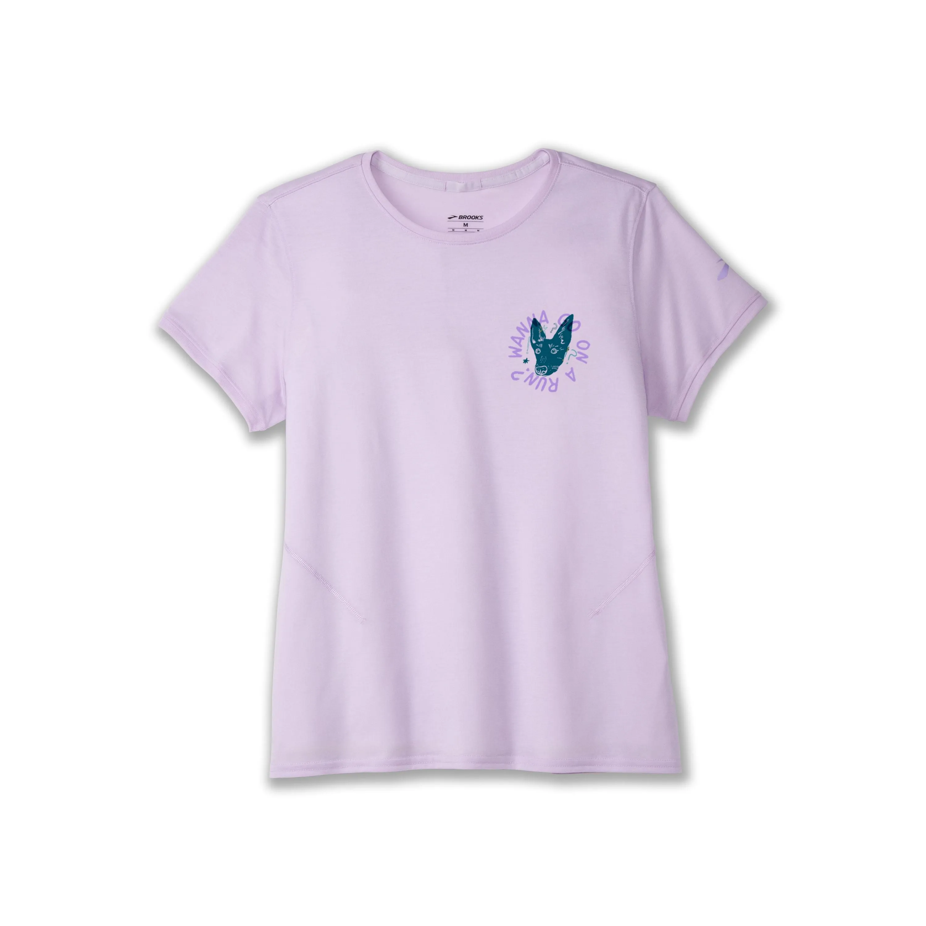 Brooks | Distance Short Sleeve 3.0 | Women's | Light Purple/Dog Days