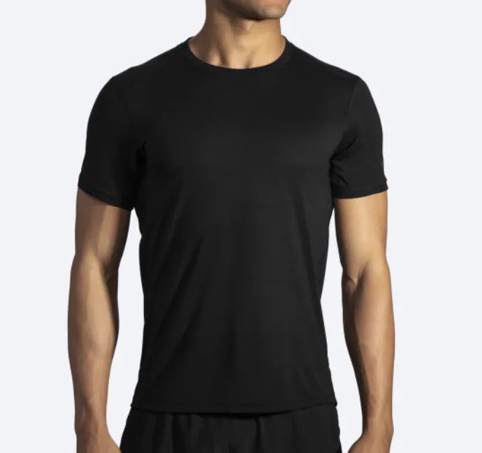 Brooks | Distance Short Sleeve | Men's | Black