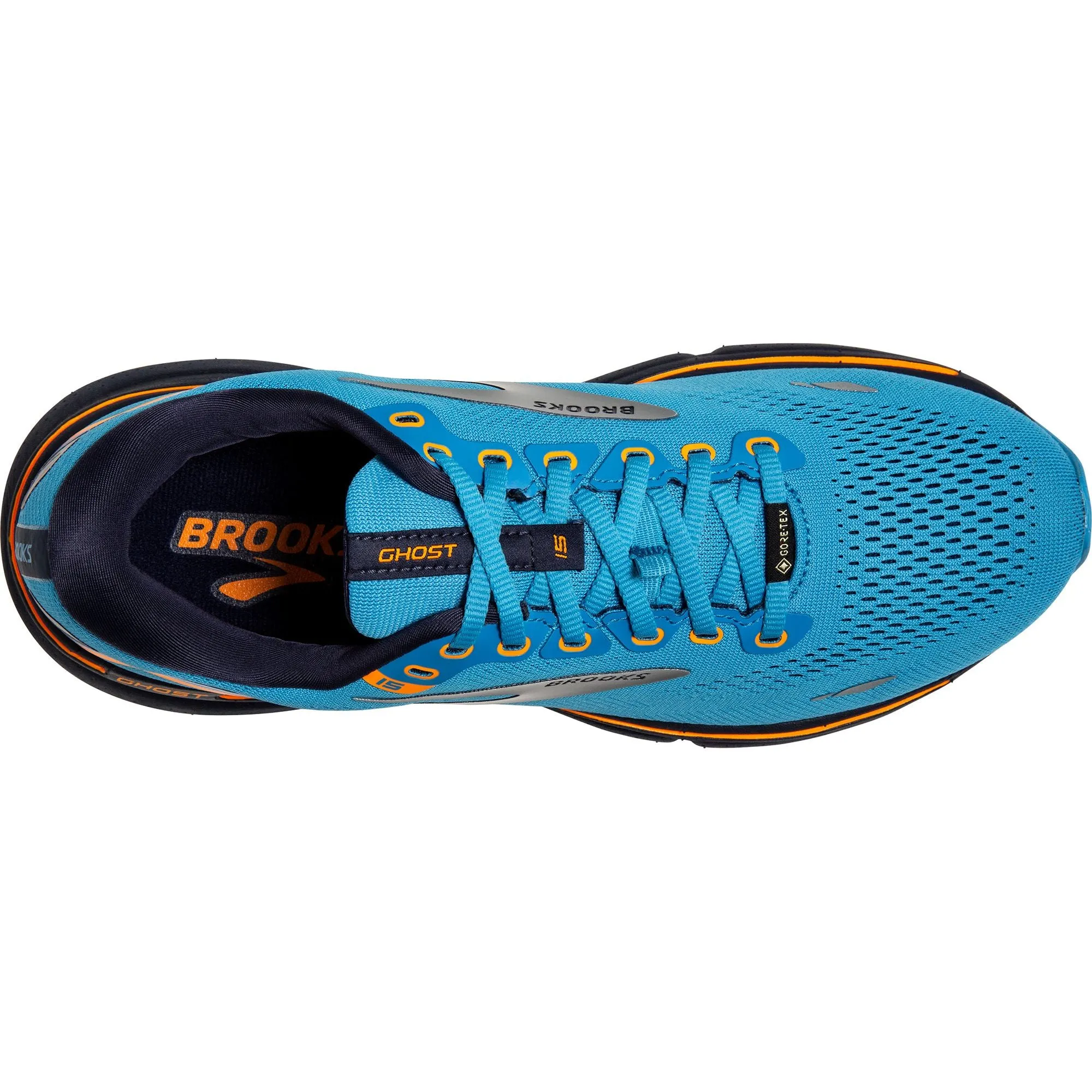 Brooks Ghost 15 GORE-TEX Mens Running Shoes - Blue