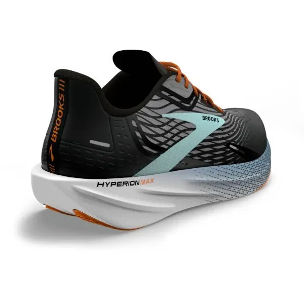 Brooks Men's Hyperion Max - 1D019 -Black/Grey/Orange Clown Fish