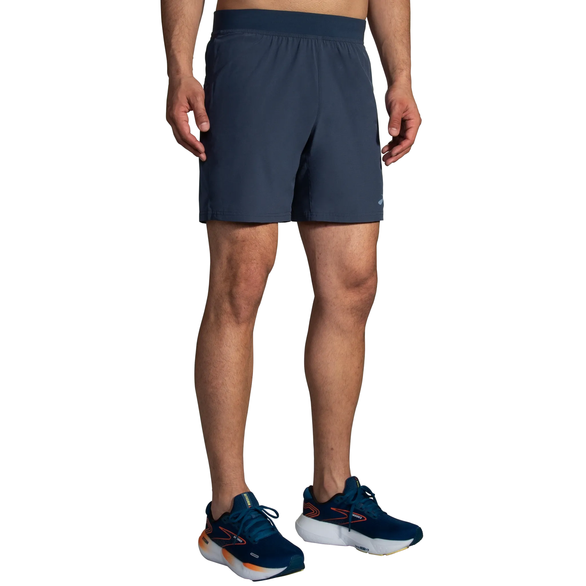 Brooks | Sherpa 7" 2-in-1 Short | Men's | Blue Slate