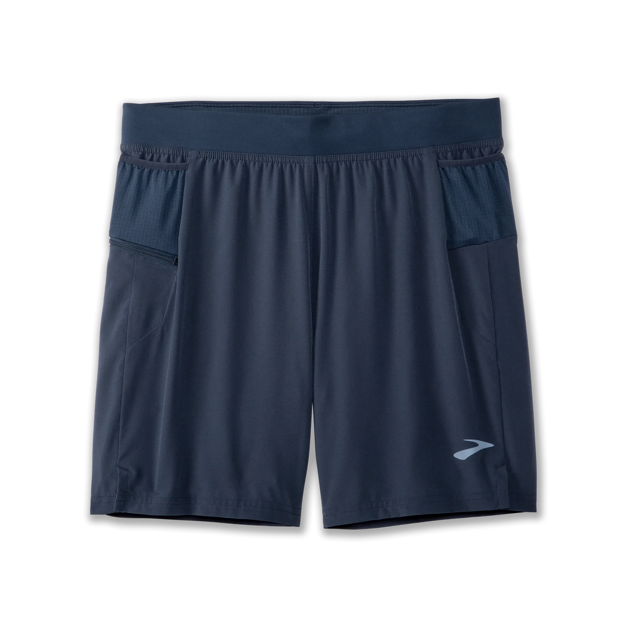 Brooks | Sherpa 7" 2-in-1 Short | Men's | Blue Slate