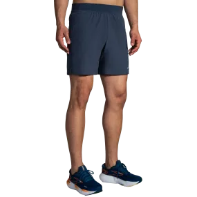 Brooks | Sherpa 7" 2-in-1 Short | Men's | Blue Slate