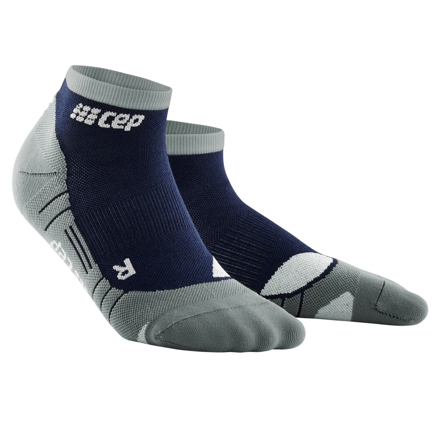 CEP | Hiking Light Merino Low Cut Socks | Women's | Marine Blue/Grey