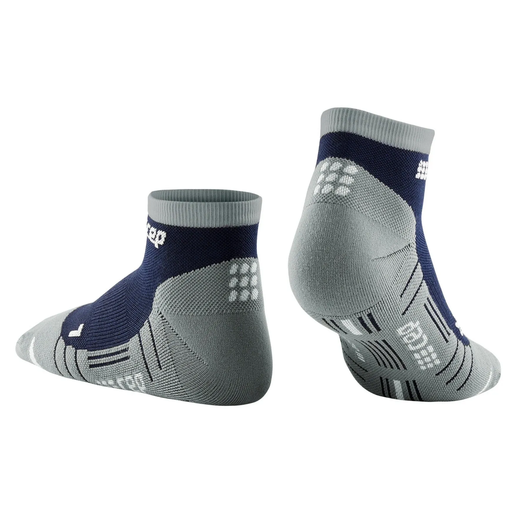 CEP | Hiking Light Merino Low Cut Socks | Women's | Marine Blue/Grey