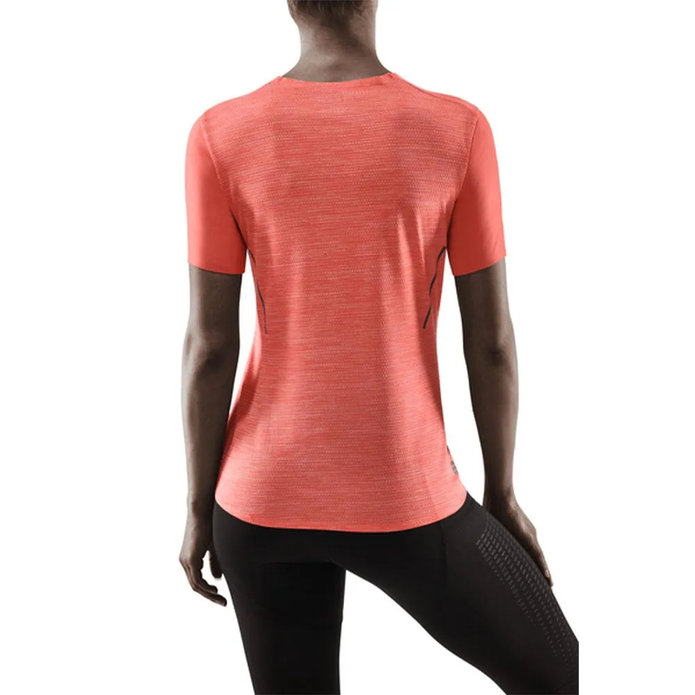 CEP | Run Shirt Short Sleeve | Women's | Coral