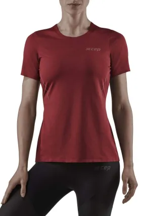 CEP | Run Shirt Short Sleeve | Women's | Dark Red