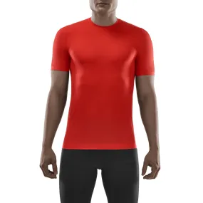 CEP | Run Ultralight Short Sleeve Shirt | Men's | Lava