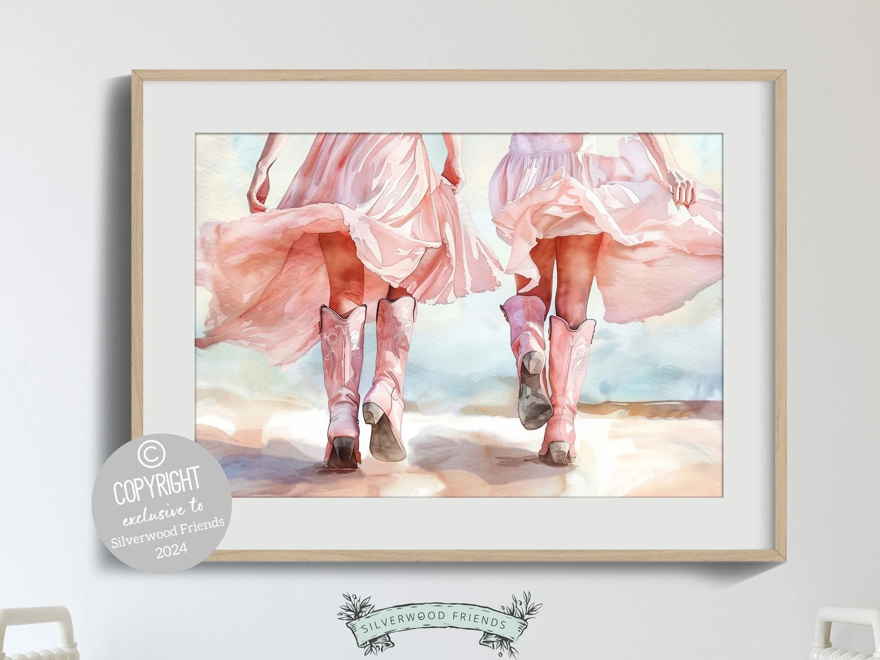 Coastal Cowgirls Print