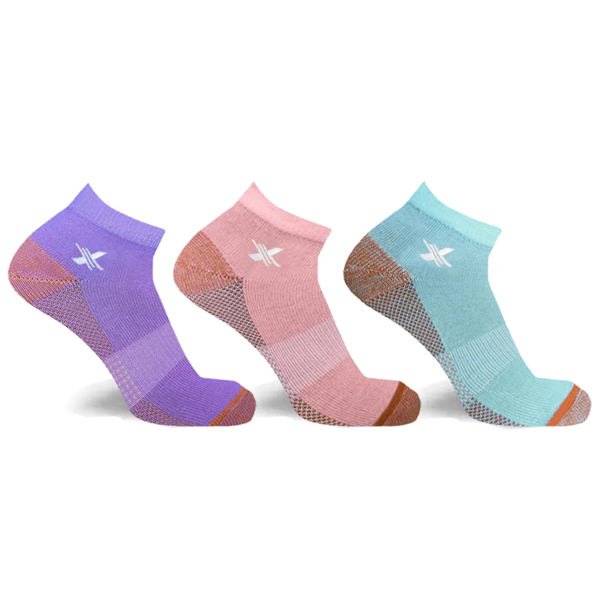 Copper-Infused Ankle Socks (3-Pairs)