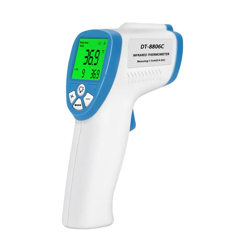 Digital Infrared Forehead Thermometer LCD Display