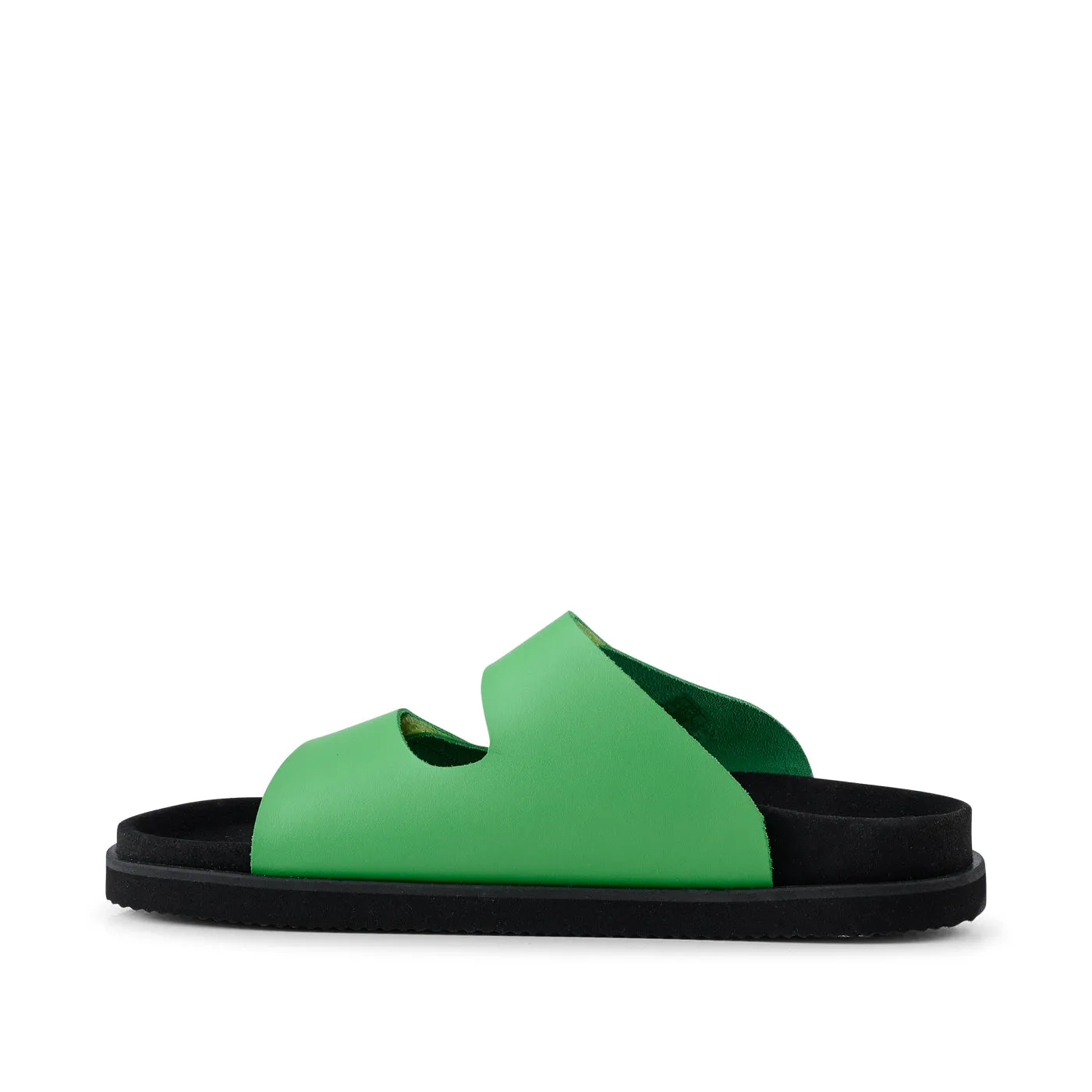 Fern sandal leather - GREEN