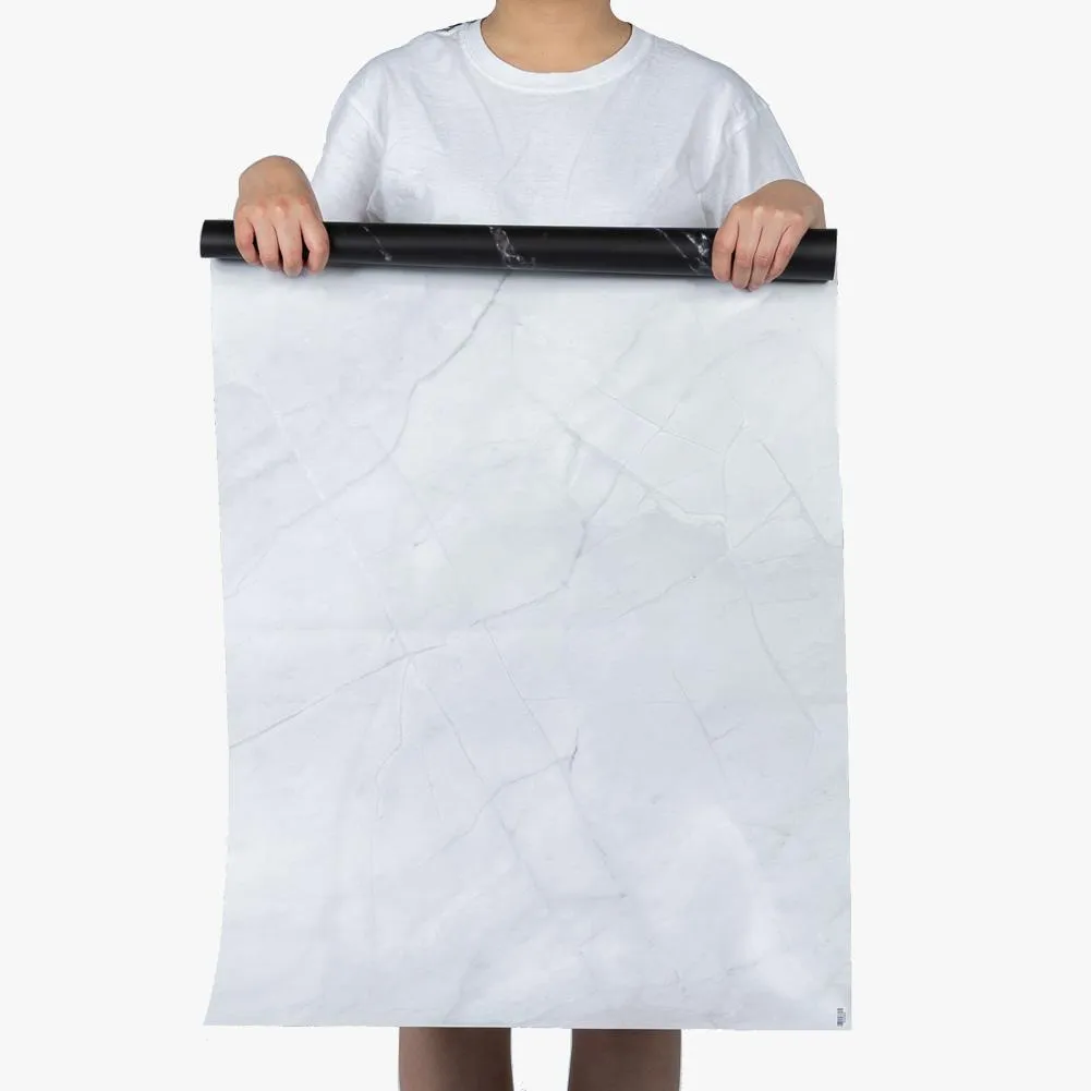 Flat Lay Instagram Backdrop - 'Queens Park' Grey Marble (56cm x 87cm)