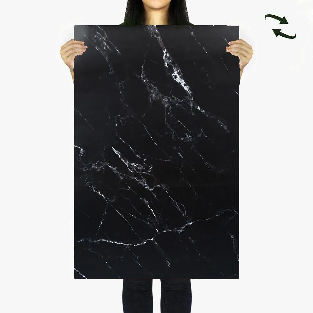 Flat Lay Instagram Backdrop - 'Queens Park' Grey Marble (56cm x 87cm)