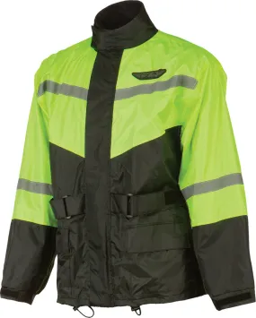 FLY RACING 2-PIECE RAIN SUIT BLACK/HI-VIS 3X #6016 478-8015~7