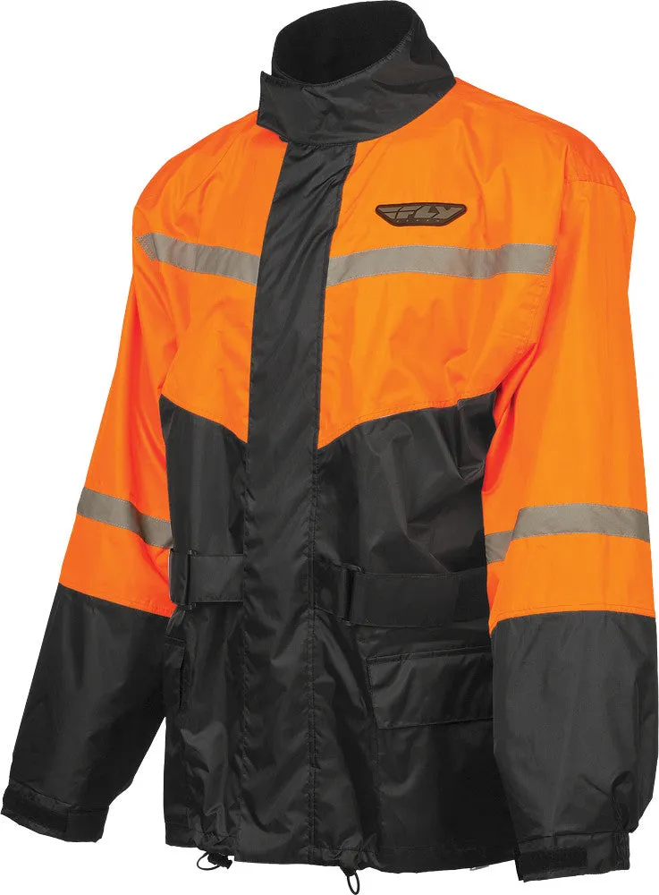 FLY RACING 2-PIECE RAIN SUIT BLACK/ORANGE 3X #6016 478-8016~7