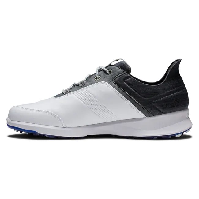 FootJoy Men's Stratos Golf Shoes- White/Charcoal