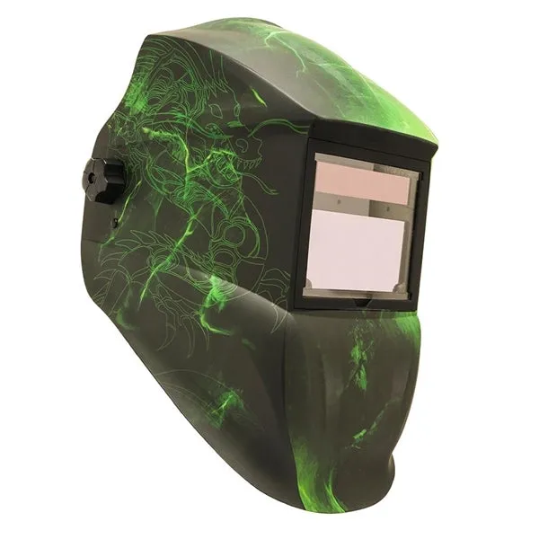 Forney 55707 Welding Helmet, 7.7 sq-in Viewing, Green