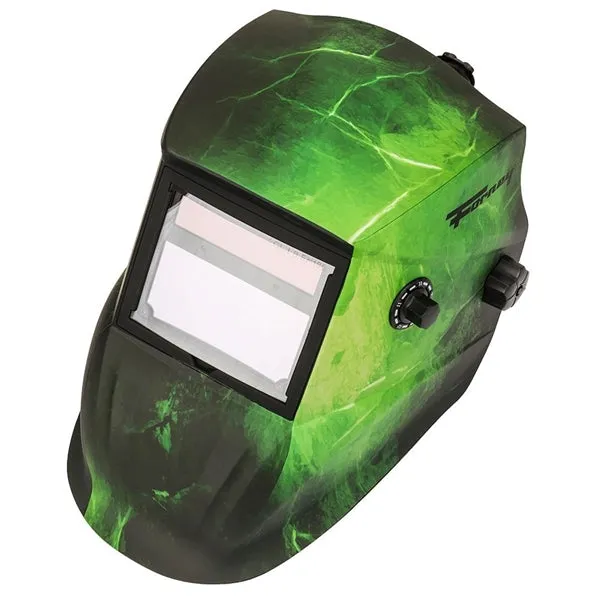 Forney 55707 Welding Helmet, 7.7 sq-in Viewing, Green