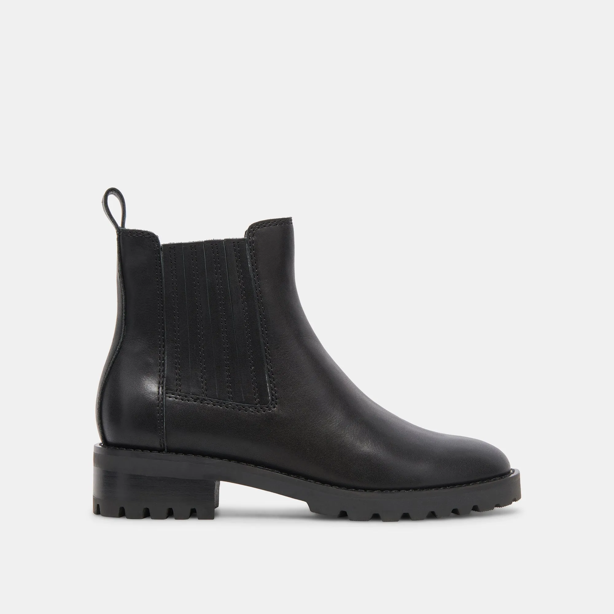 FRAYA H2O BOOTIES BLACK LEATHER