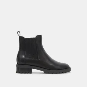 FRAYA H2O BOOTIES BLACK LEATHER