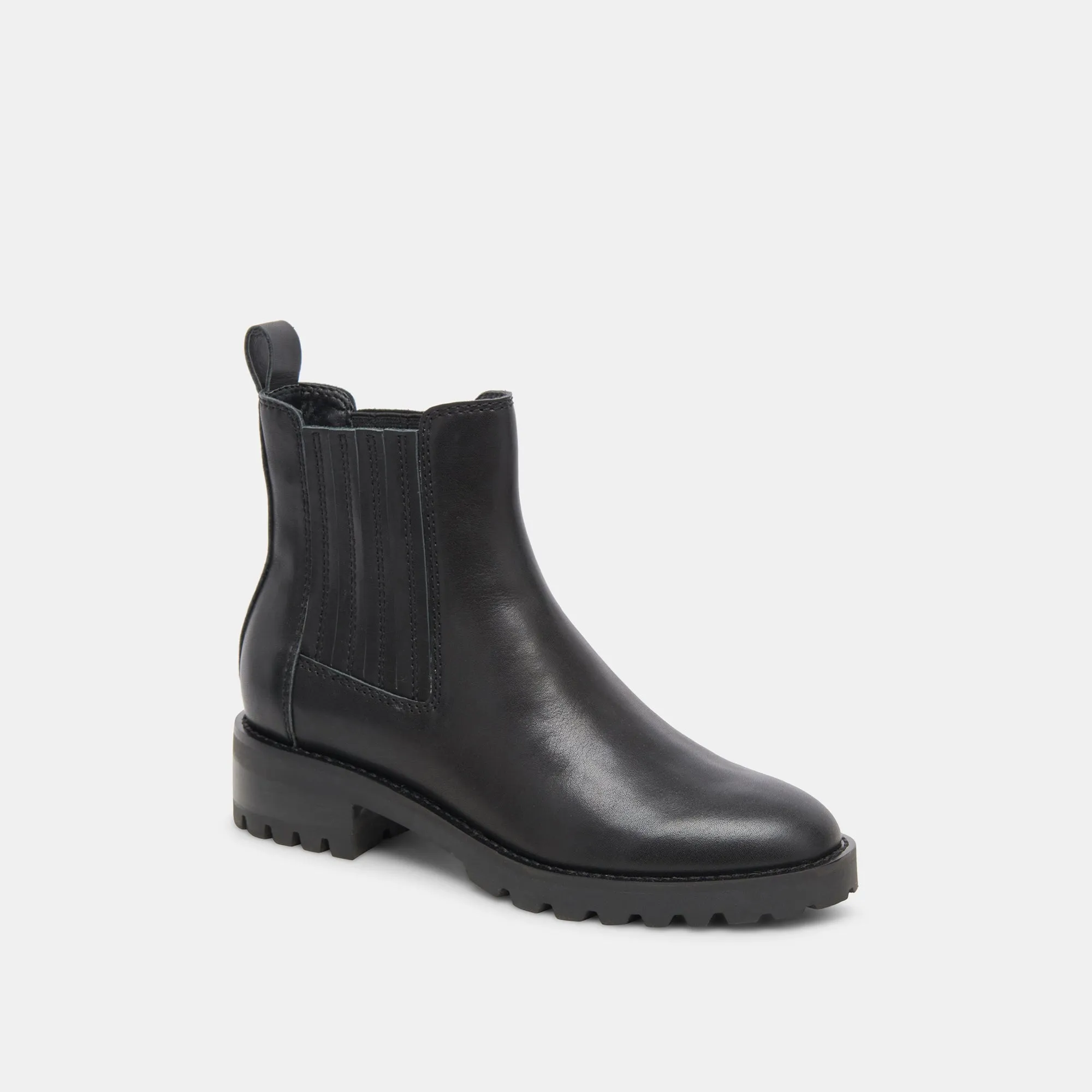 FRAYA H2O BOOTIES BLACK LEATHER