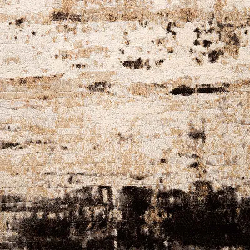 Galleria Brown & Beige Abstract Runner - 67x230cm