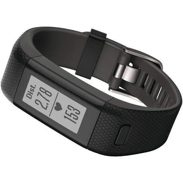 Garmin 010-01955-39 vivosmart HR  Activity Tracker (XL Fit Black)