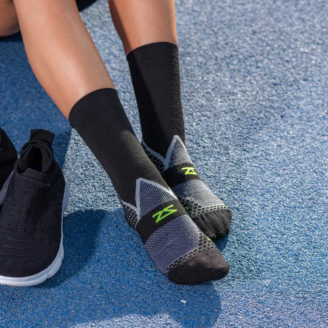 Grit 2.0 Running Socks (Mini Crew)