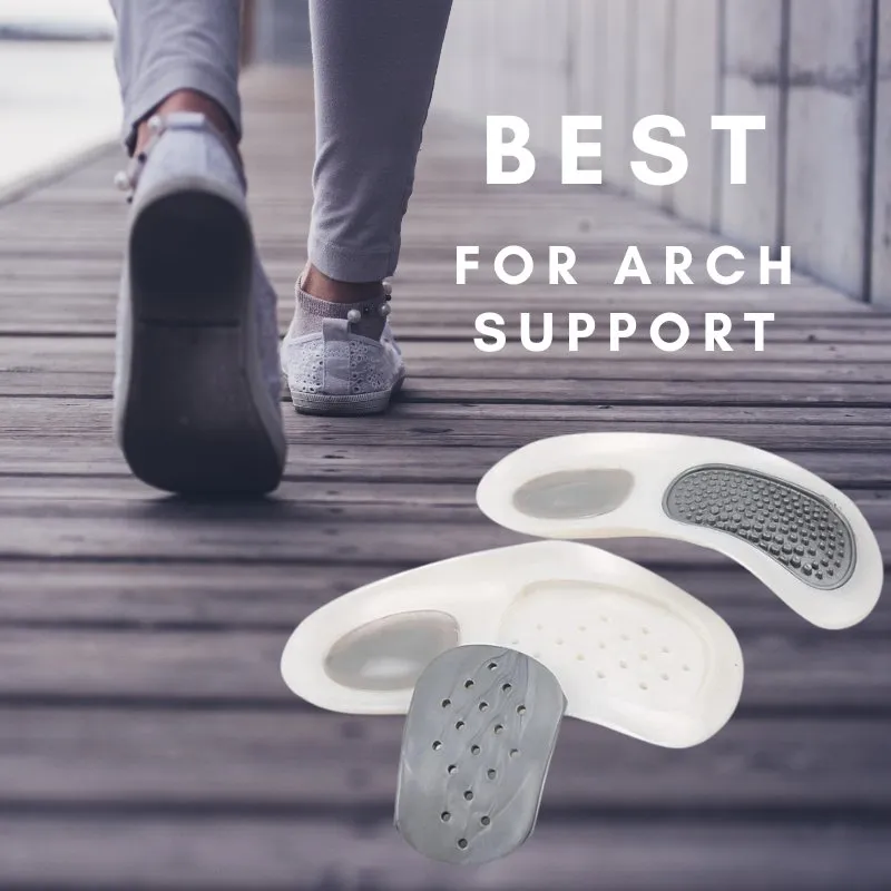 Hard Orthotics for Flat Feet Arch Support Orthopedic Cushions - Plantar Fasciitis Insoles