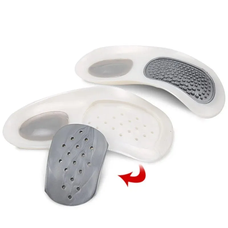 Hard Orthotics for Flat Feet Arch Support Orthopedic Cushions - Plantar Fasciitis Insoles